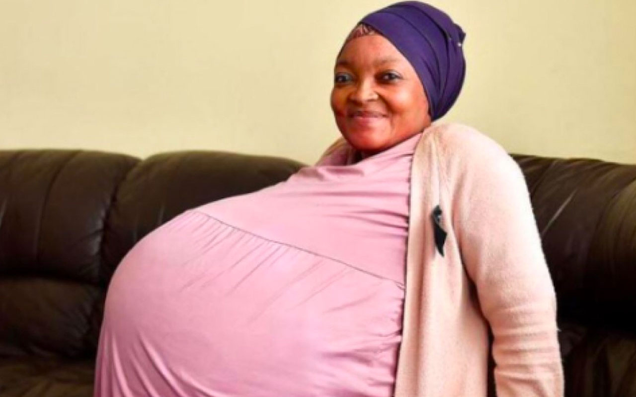 10 çocuk birden doğuran Güney Afrikalı kadın rekor kırdı
