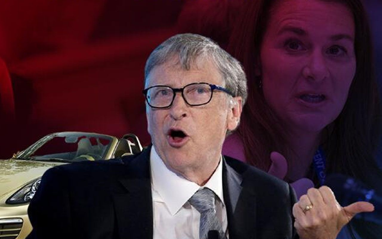 Bill Gates'in 'Aldatma taktiği' deşifre oldu! Altın renkli Porsche otomobil detayı