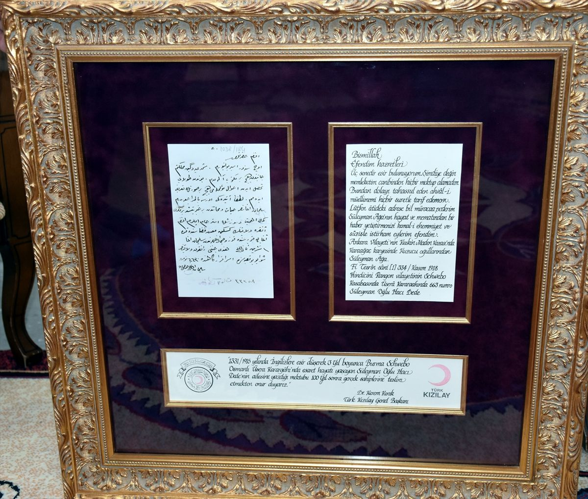 Yemen'de esir düştü mektubu 107 yıl sonra Kırıkkale'de torununa teslim edildi mektupta bakın ne yazıyor!