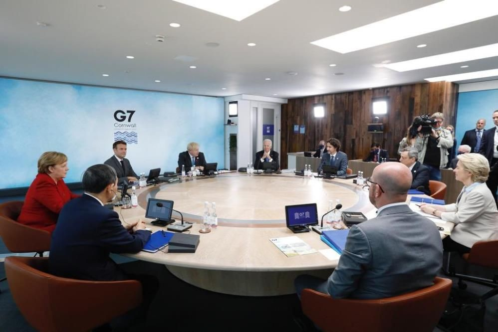 İkinci günü sona erdi! G7 Zirvesi'nden dikkat çeken kareler