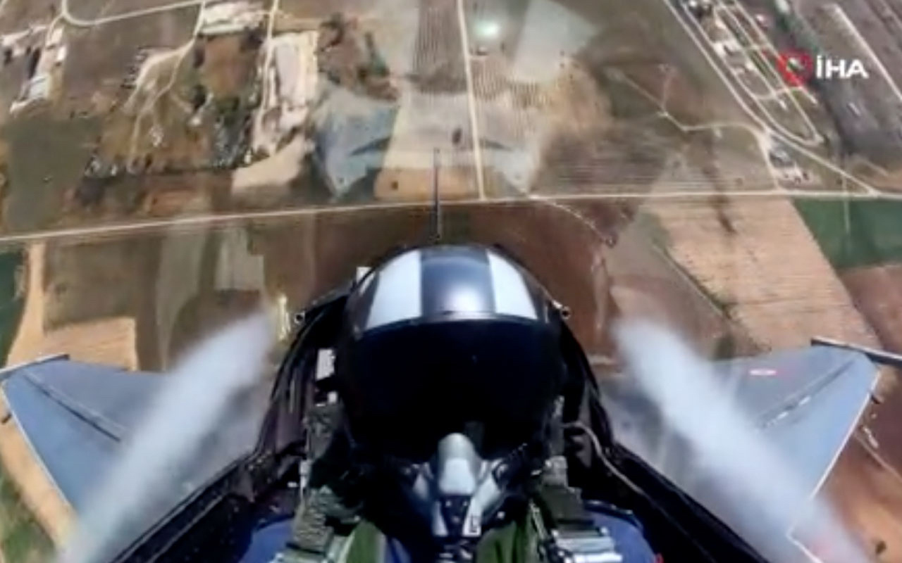 Bakanlık F-16'ların nefes kesen uçuşunu yayınladı