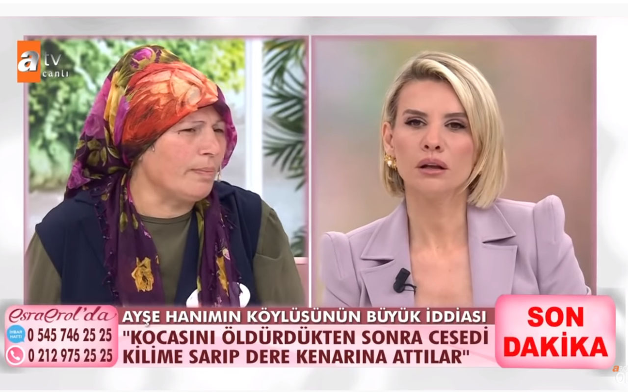 Esra Erol’da ‘İlk eşini öldürdü suçu oğluna attı’ iddiası kan dondurdu