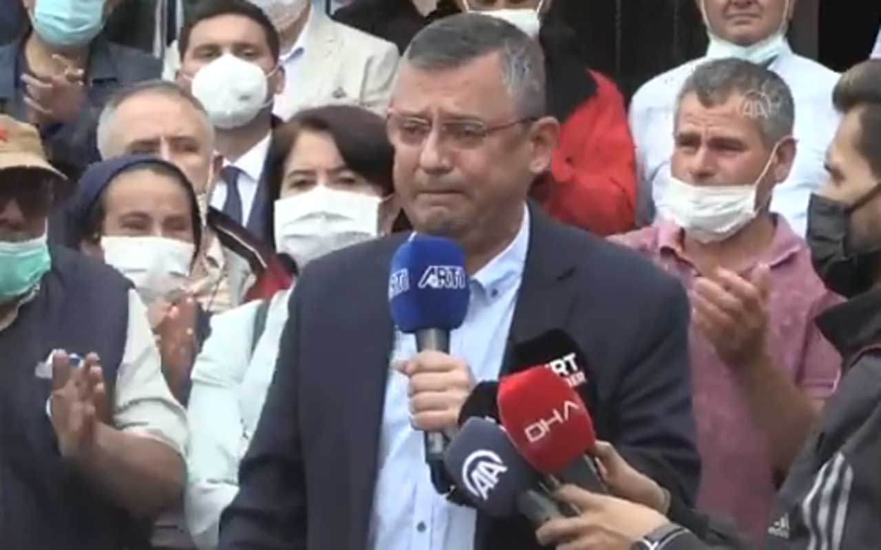 CHP’li Özgür Özel Soma davası sonrası böyle ağladı o anlar kamerada