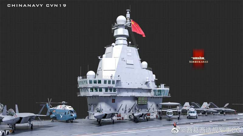 ABD dışında şimdiye kadar yapılmış en büyük uçak gemisi olacak Çin gövde gösterisi yaptı