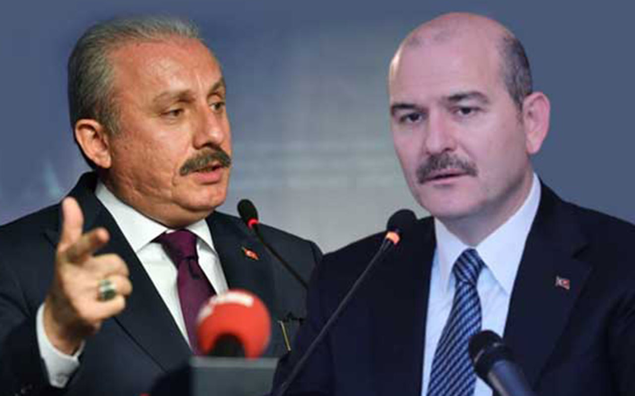 Cehalete bak! Meclis Başkanı Mustafa Şentop, İçişleri Bakanı Süleyman Soylu'nun istifasını mı istedi?