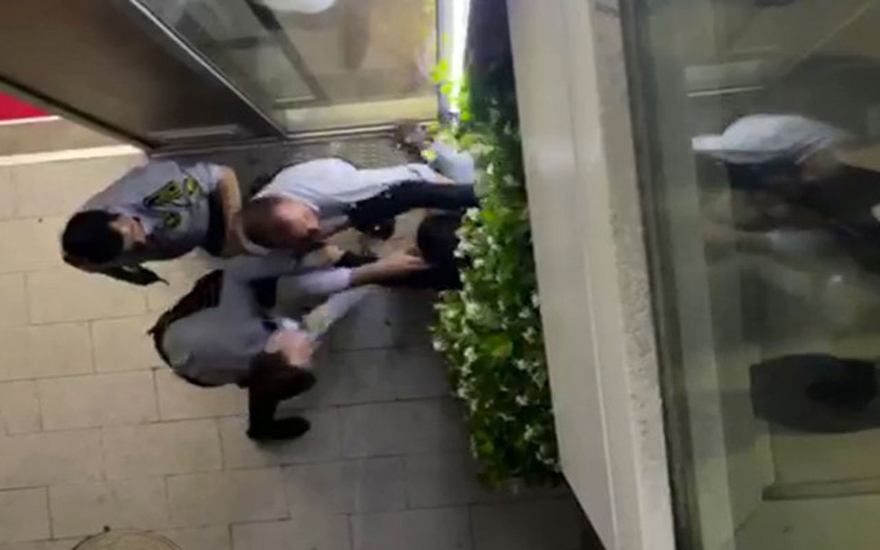 Özel güvenlik görevlileri stajyer doktoru tekme tokat dövdü o anlar kamerada