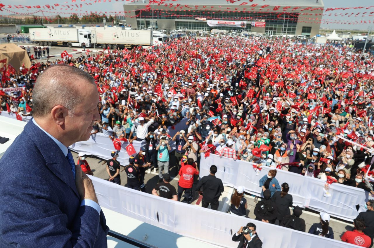 Cumhurbaşkanı Erdoğan Hatay Stadı'nın açılışına katıldı