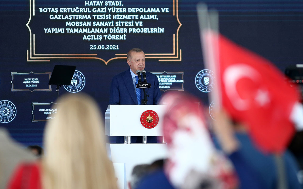 Cumhurbaşkanı Erdoğan Hatay Stadı'nın açılışına katıldı