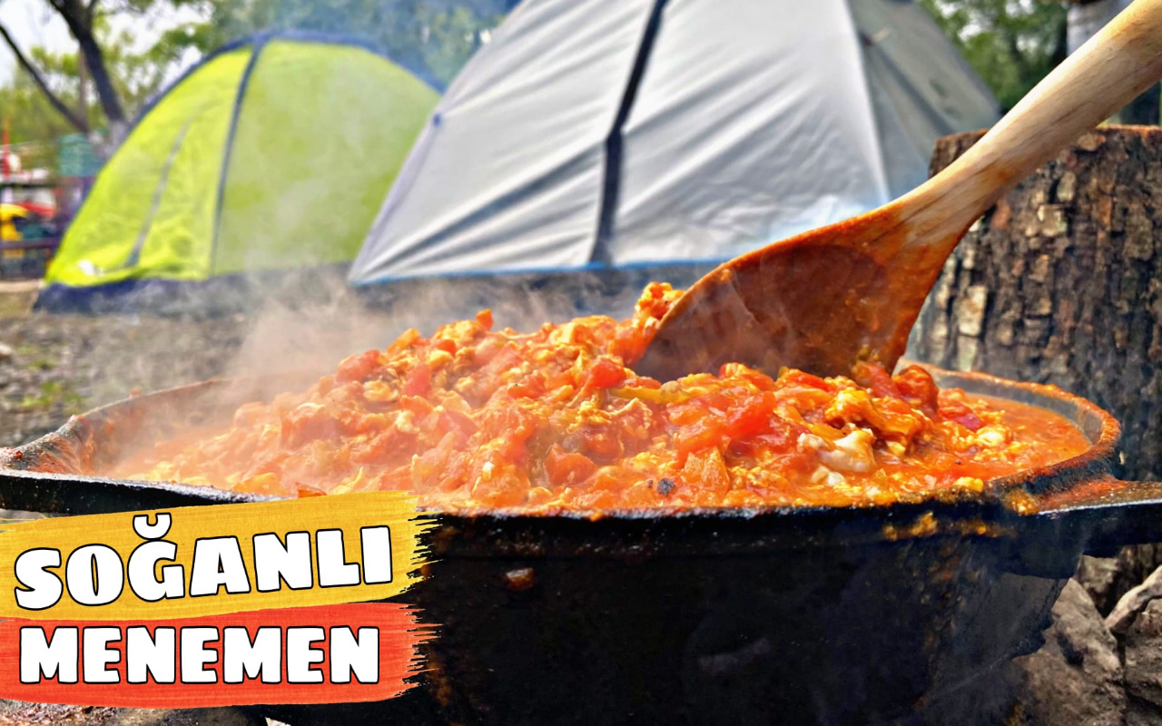 Kampta soğanlı menemen nasıl yapılır hem pratik hem lezzetli