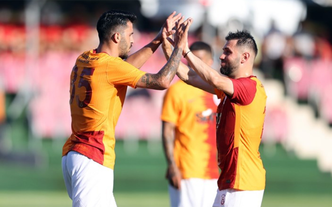 Galatasaray hazırlık maçında Dinamo Bükreş'i 2-1 mağlup etti