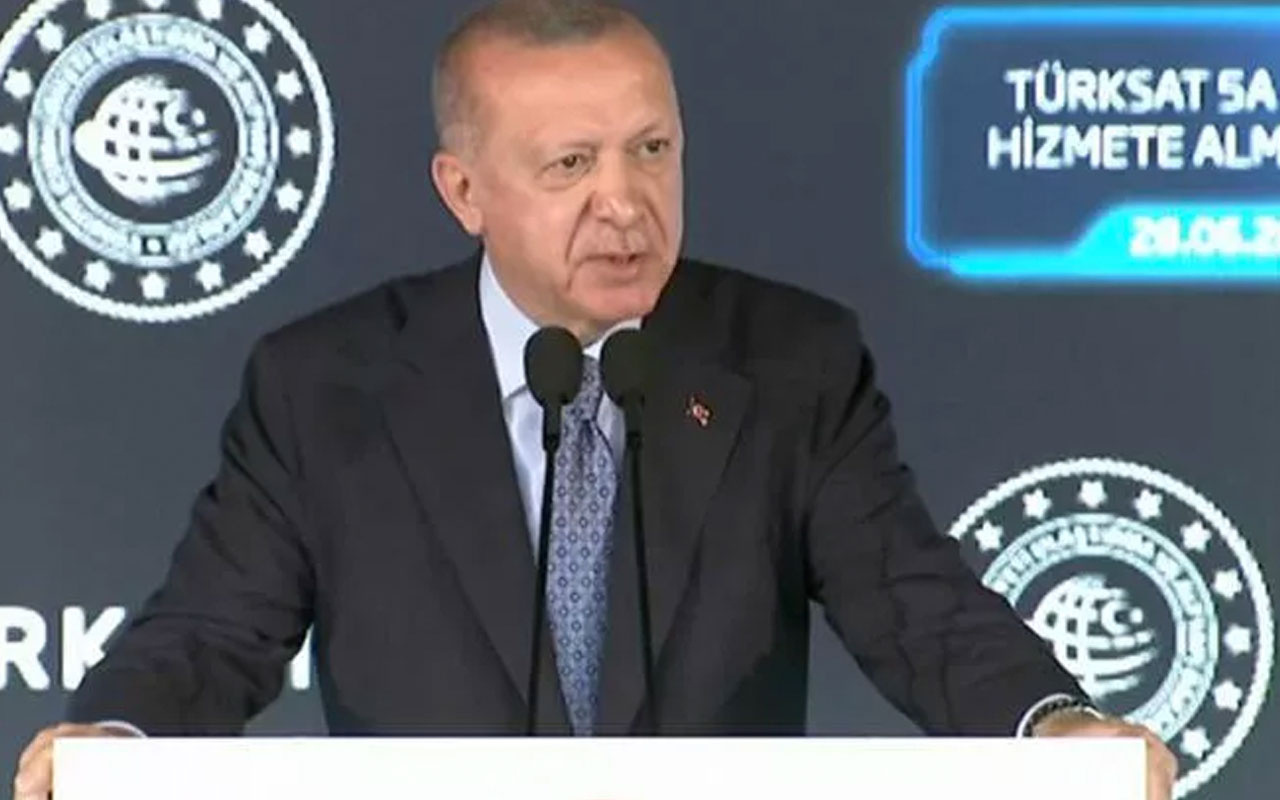 Cumhurbaşkanı Erdoğan TÜRKSAT 5A töreninde önemli açıklamalar! 15 kat artacak