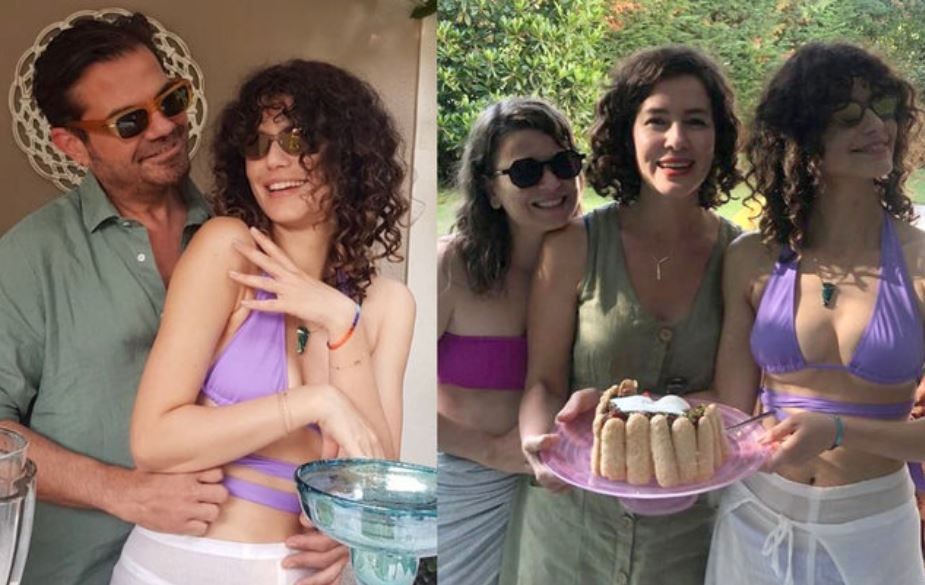 Beren Saat 'lila bikinisi'yle Instagram'ı salladı: 18'lik misin be!