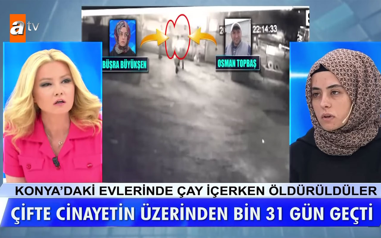 Müge Anlı ATV canlıda izletti! Büşra Büyükşen'in cinayet gecesi videosu