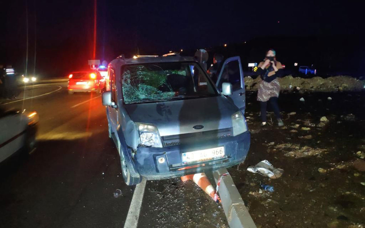 Kaza yerinde ölçüm yapan polis, araç çarpması sonucu şehit oldu