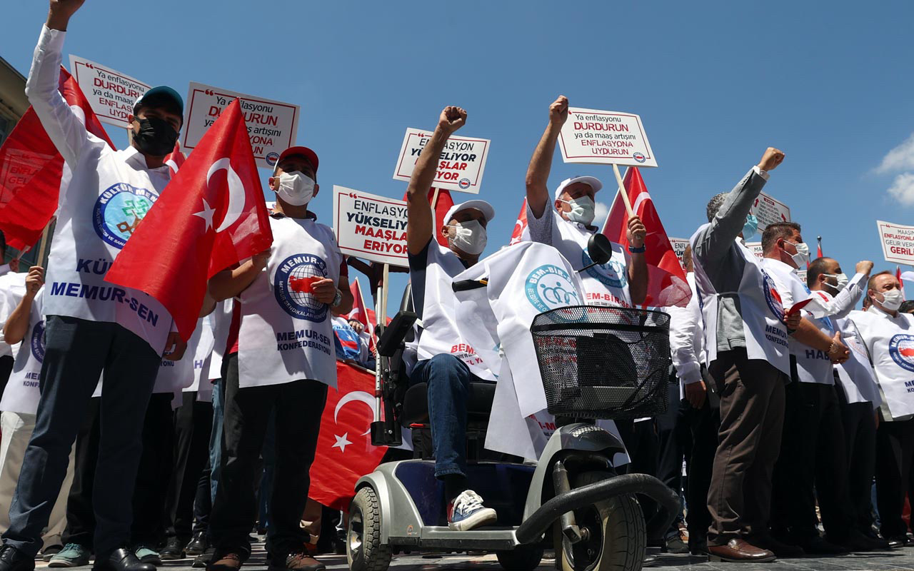 Memur-Sen'den pahalılık protestosu: Seyyanen zam istediler