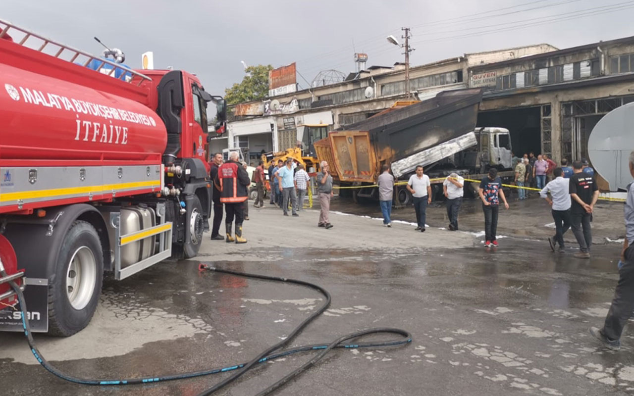 Malatya'da kaynak atölyesinde patlama oldu! 3 yaralı var