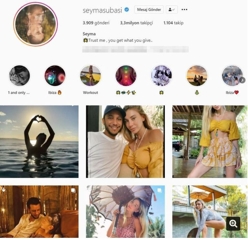 Şeyma Subaşı Instagram'da geri adım attı! Fotoğraflar bir bir çıktı!