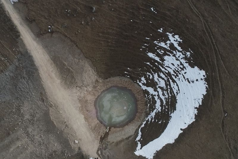 Gümüşhane Dipsiz Göl'ün eski halinden eser kalmadı! Gören hüsrana uğradı: Artık öldü