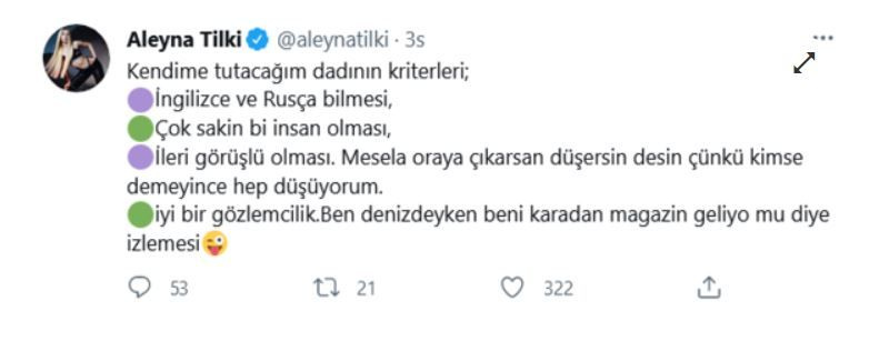 Aleyna Tilki kendine 'dadı' arıyor ilan verdi! İşte kriterleri