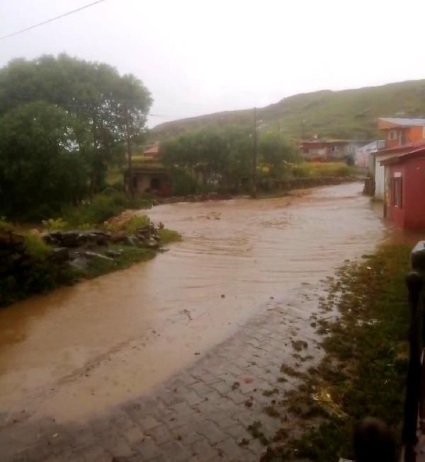 Ardahan'da yağmur sele neden oldu! Evler suyla doldu oturulamaz hale geldi