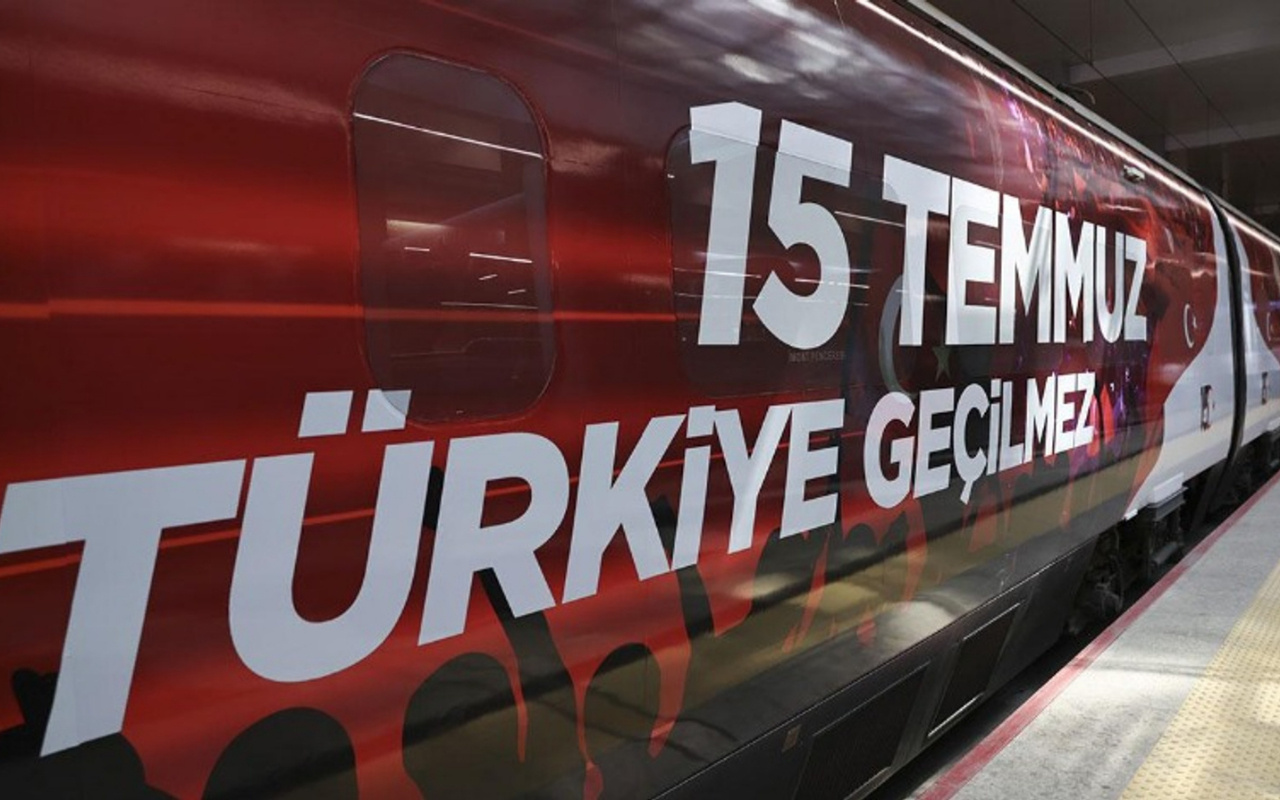 15 Temmuz Demokrasi ve Milli Birlik Treni İstanbul'a yola çıktı