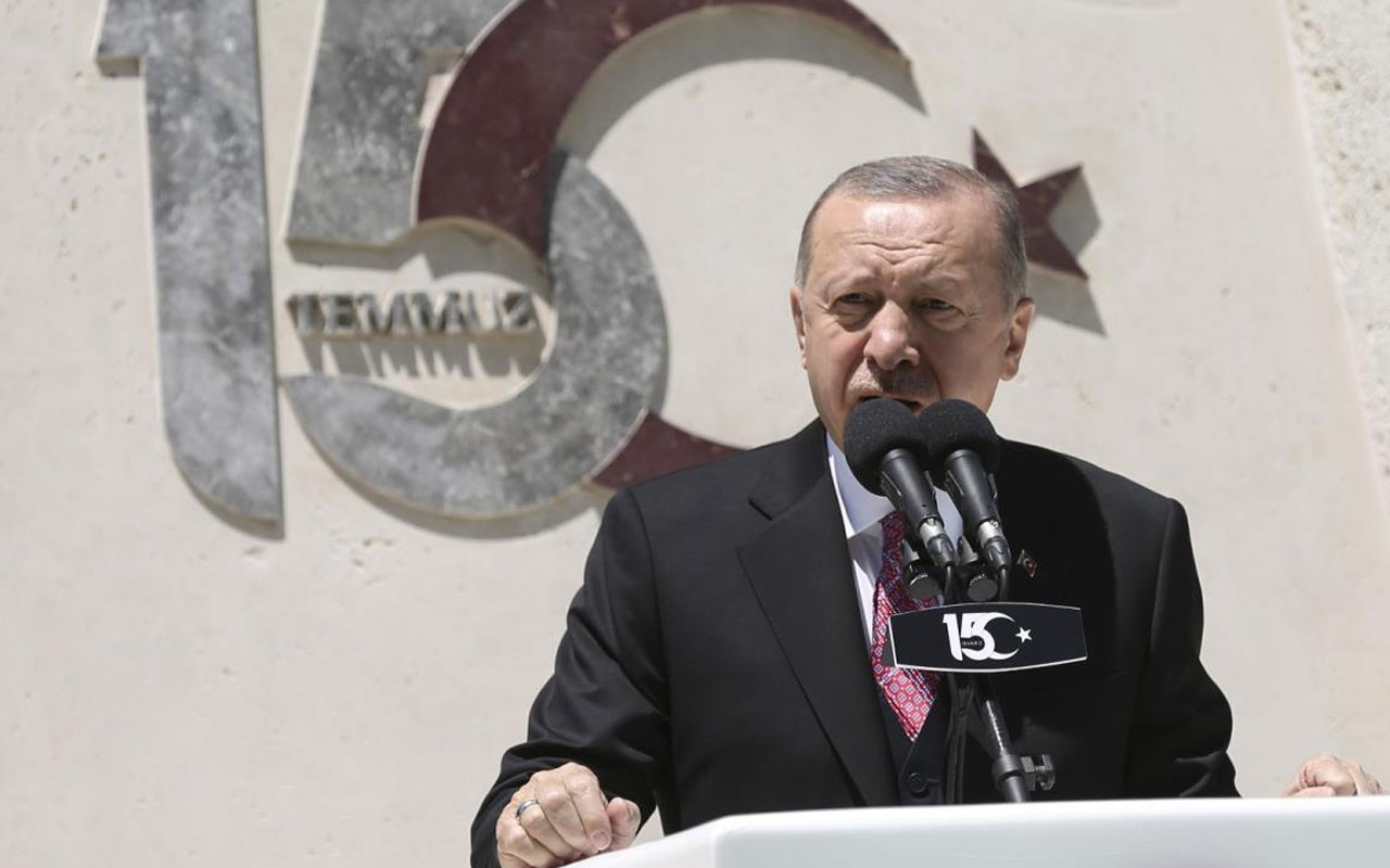 Erdoğan: Şehadete yürümek için bir an bile tereddüt etmeyecektim