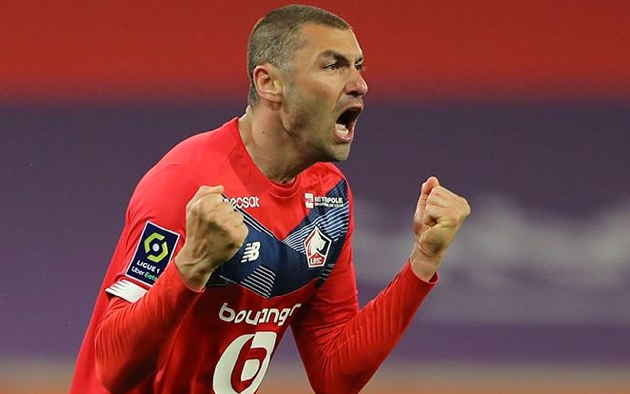 Lille, milli futbolcu Burak Yılmaz'ın doğum gününü kutladı