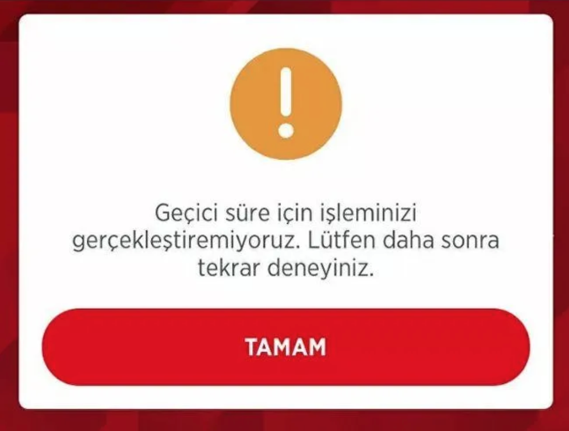Akbank'tan sonra Ziraat Bankası'na da erişim yok