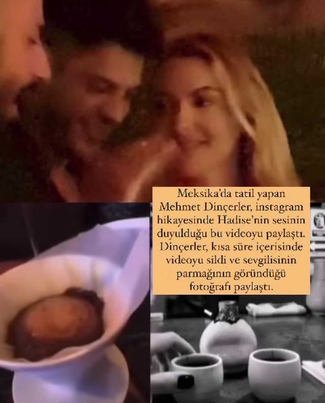 Hadise ve yeni sevgilisi Mehmet Dinçerler Meksika tatilinde! Instagram hikayeleri ele verdi!