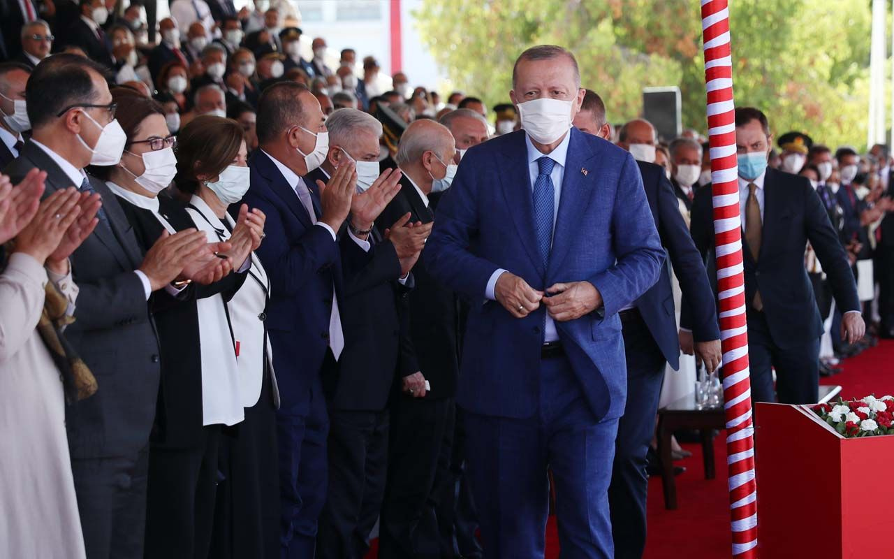 Erdoğan Barış Harekatı yıl dönümü törenlerine katıldı