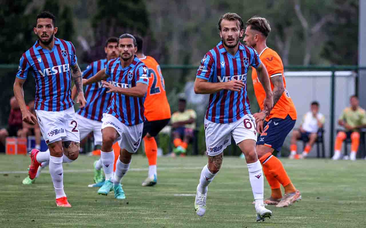 Trabzonspor-Başakşehir hazırlık maçı golsüz eşitlikle son buldu