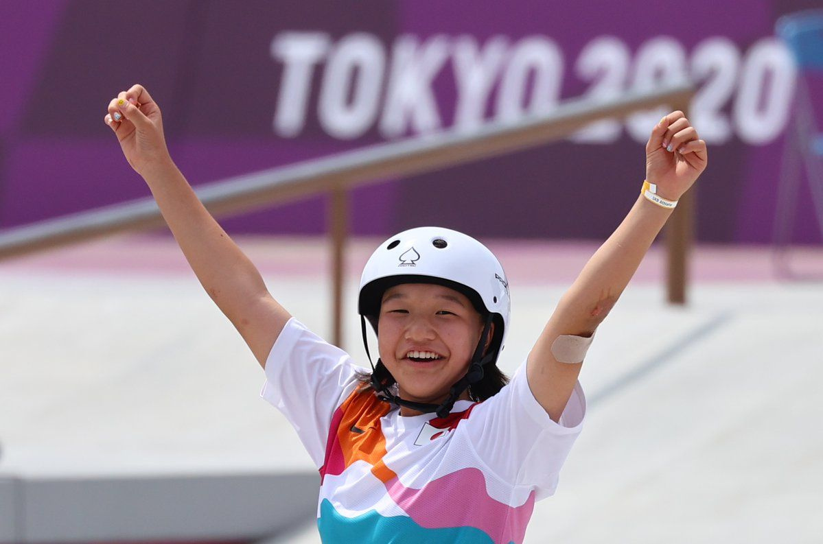 Olimpiyat tarihinde bir ilk! Momiji Nishiya 13 yaşında altın madalya kazandı!
