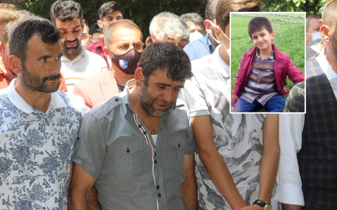Erzurum’da 12 yaşındaki Muhammet Tortum Gölü'nde boğuldu acılı baba cenazede zor ayakta durdu