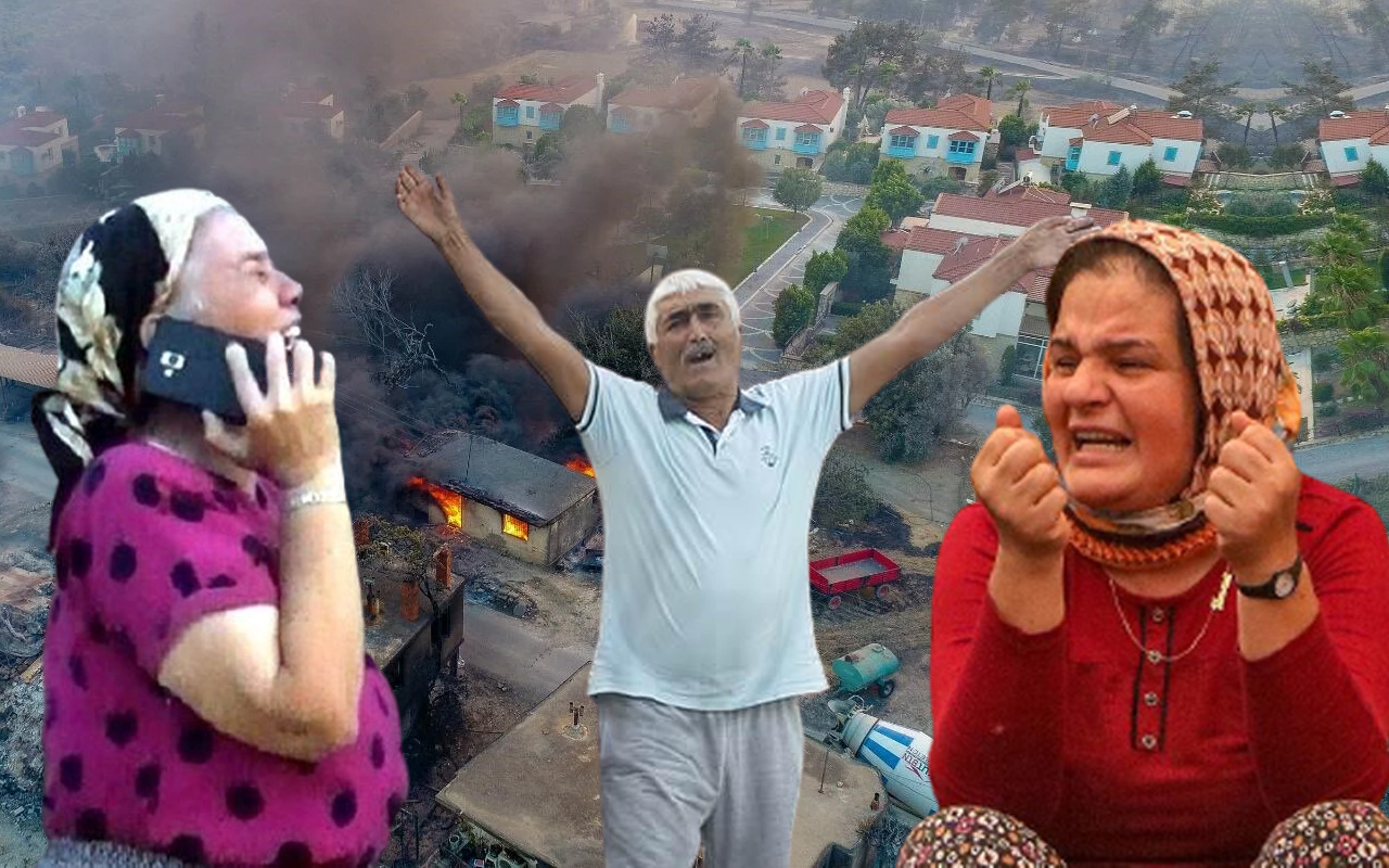 Antalya Manavgat yangınından yürek yakan görüntüler! Her şey gitti