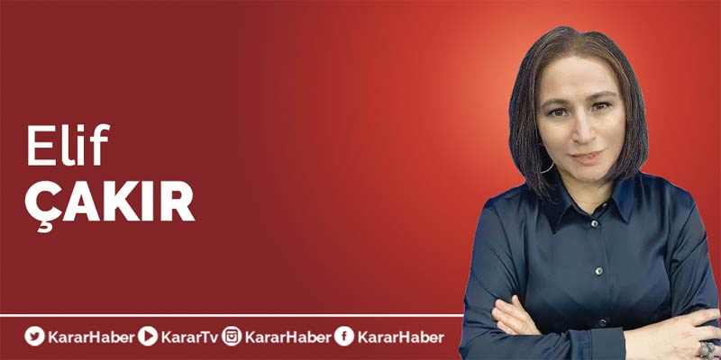 Karar gazetesi yazarı Elif Çakır başörtüsünü çıkardı ...