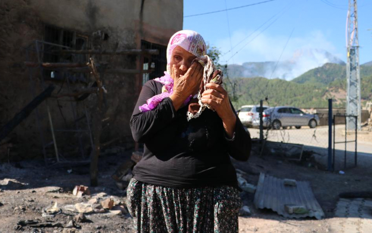 Adana Kozan orman yangını 3. gününde1 10 yıl önce bakkal dükkanı dün de evi yandı