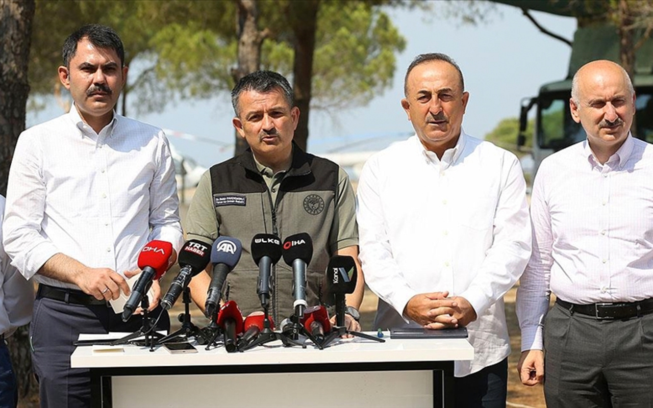 Çevre ve Şehircilik Bakanı Murat Kurum Manavgat'ta yangından etkilenen yapı sayısını açıkladı