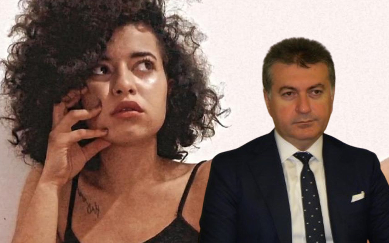 Azra Gülendam Haytaoğlu'nu öldüren Mustafa Murat Ayhan'ın cesedi taşırken görüntüsü