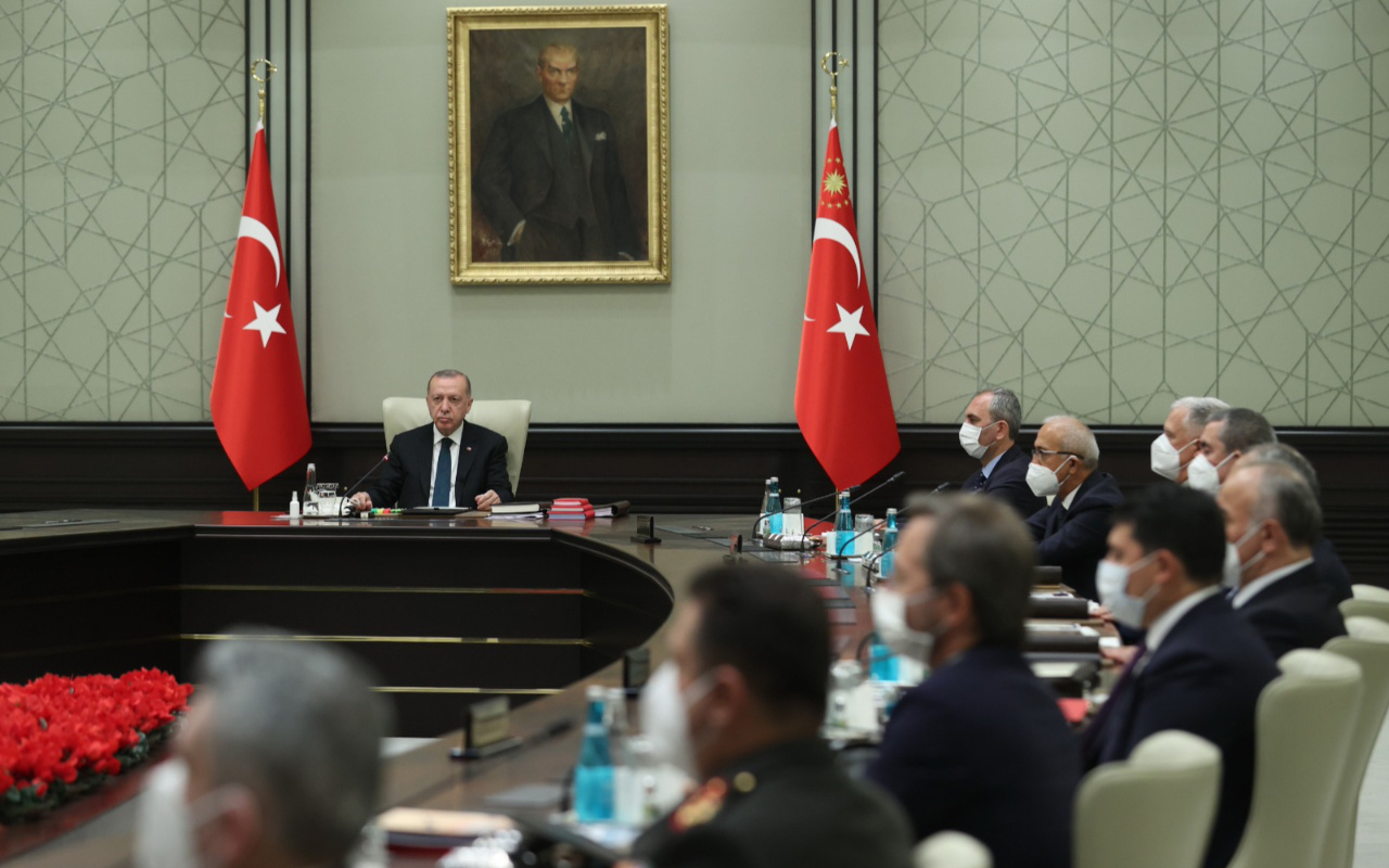 Milli Güvenlik Kurulu Cumhurbaşkanı Erdoğan'ın başkanlığında toplandı