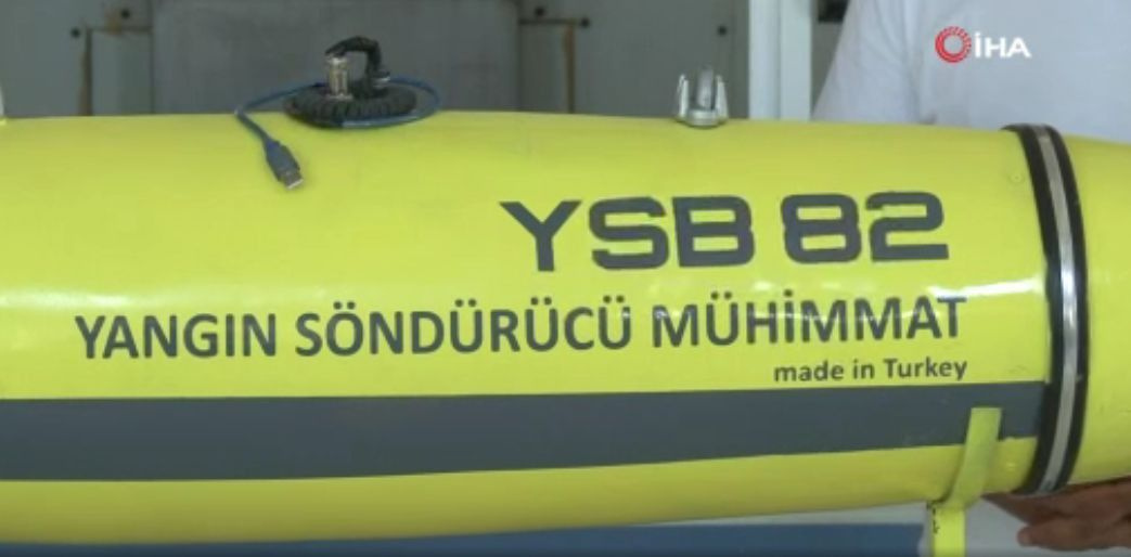 Malatya'da Türk mühendisi yaptı! Yangın söndürme bombası