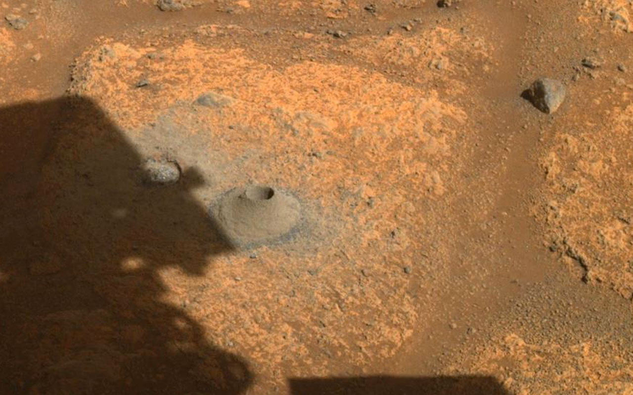 NASA'nın Mars kaşifi kaya örneği toplamanın ilk denemesinde başarısız
