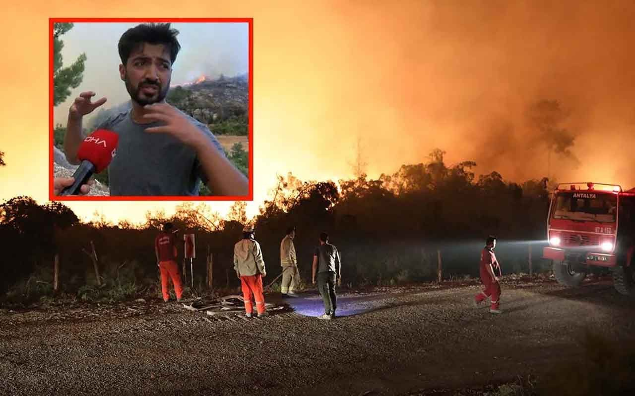 Manavgat yangınında ormancılarla kavga edip gözaltına Yusuf Güney'den barış adımı