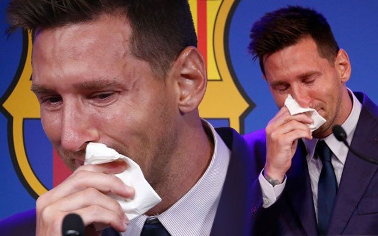 Lionel Messi, Barcelona'ya gözyaşları arasında veda etti! Yeni takımını açıkladı
