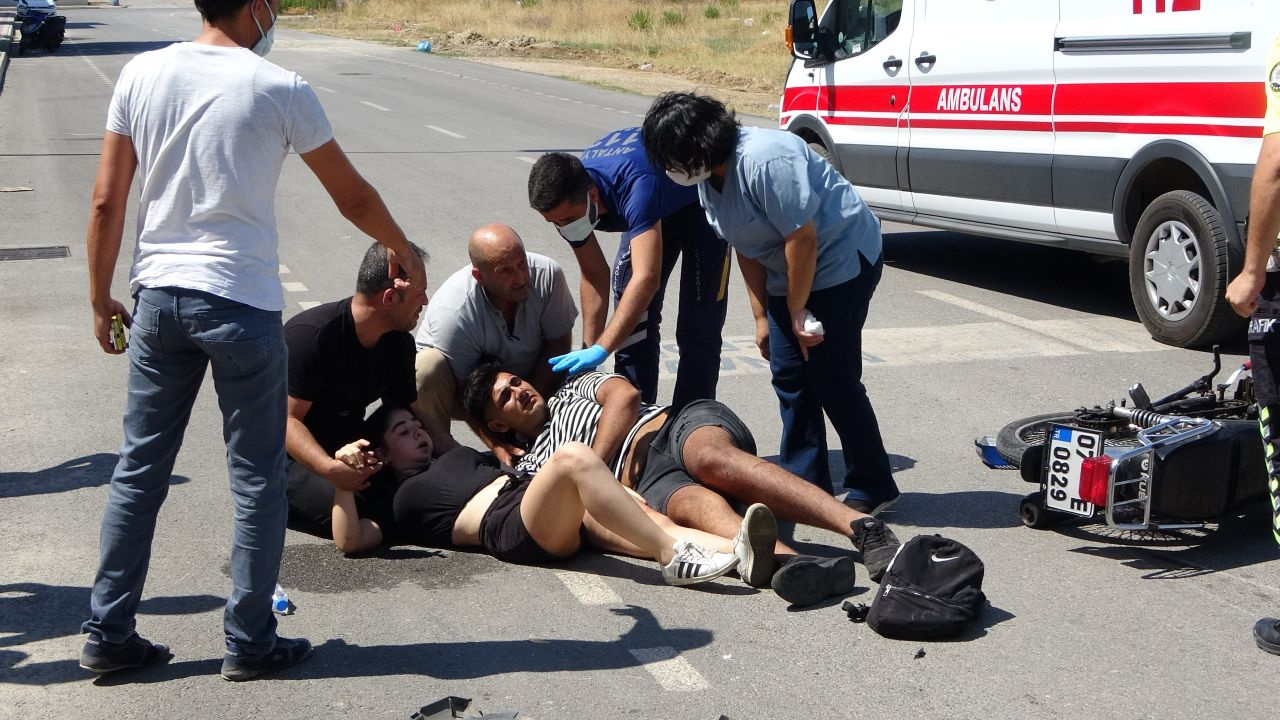 Antalya'da feci kaza! Genç kızın feryatları yürek burktu: Ayağım nerede
