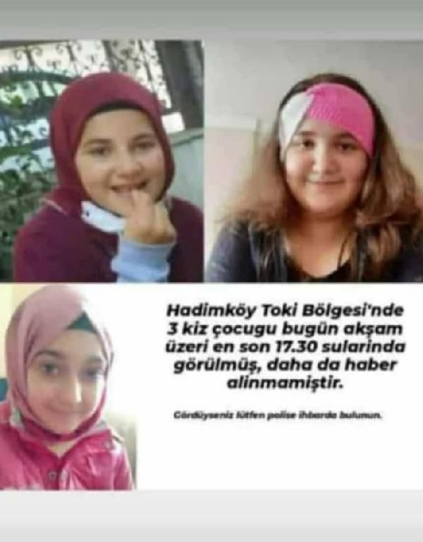 İstanbul'da evden kaçan kayıp 3 kız bulundu! Kore'ye gitmek için evden kaçmışlar