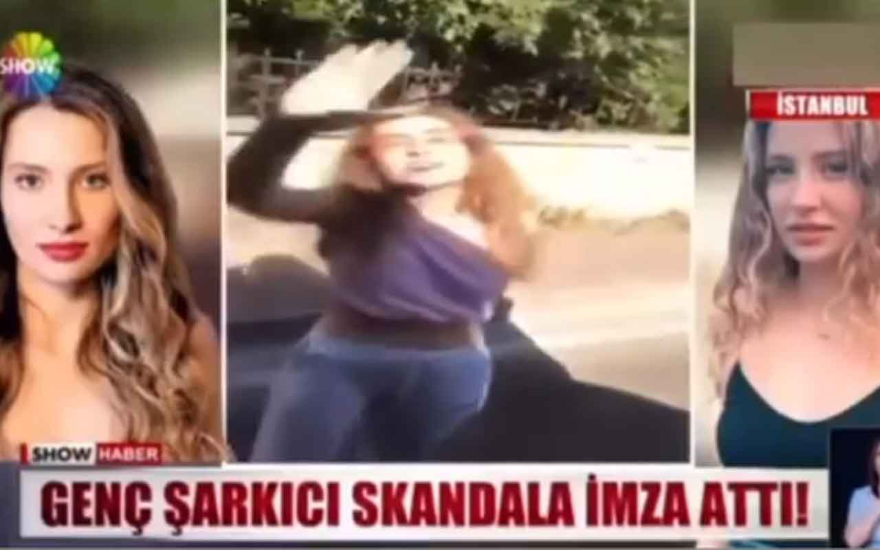 Şarkıcı Irmak Arıcı trafikte tartıştığı adama tükürdü, kollarını tırnakladı!