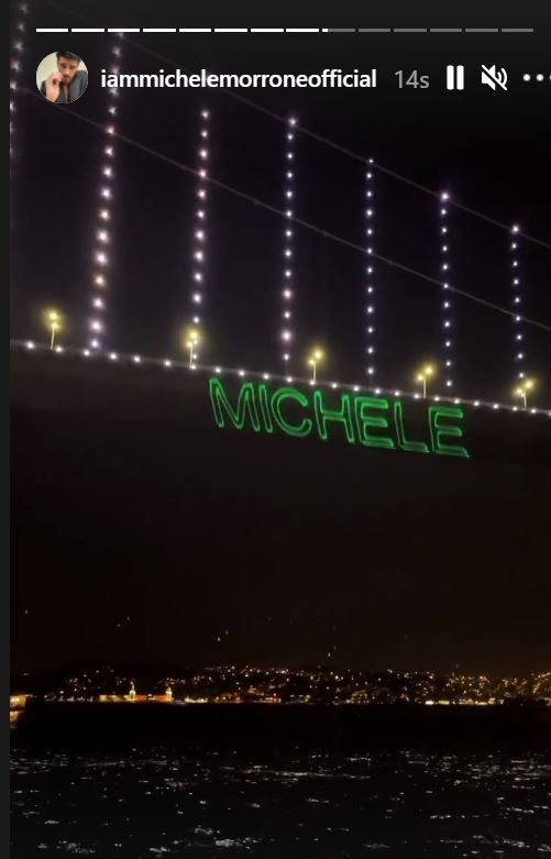 Netflix '365 Days'in yakışıklısı Michele Morrone İstanbul'da! Adını Boğaz'a yazdılar!