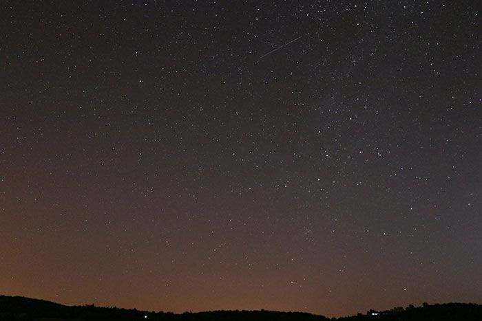 Dün gece gökyüzünde şenlik vardı! Perseid Meteor Yağmuru Türkiye'den böyle izlendi