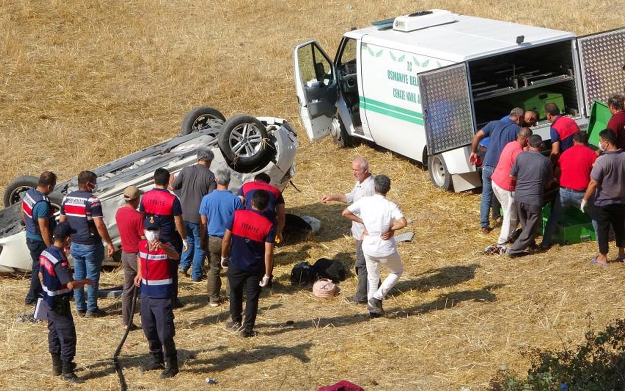 Osmaniye'de yokuşta geriye kaçan otomobili uçuruma yuvarlandı: 2 ölü 1 yaralı