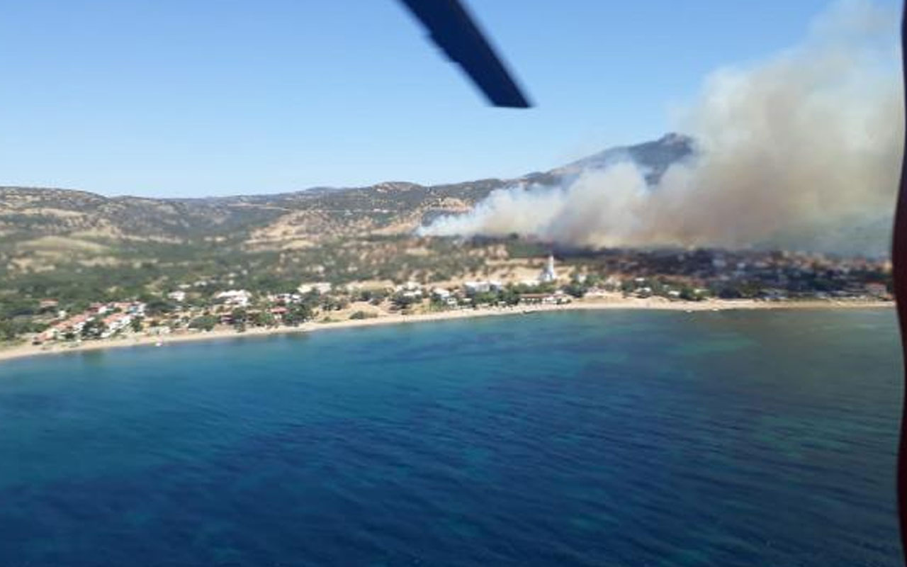 Çanakkale’de aynı bölgede 6’ncı orman yangını! Müdahale sürüyor